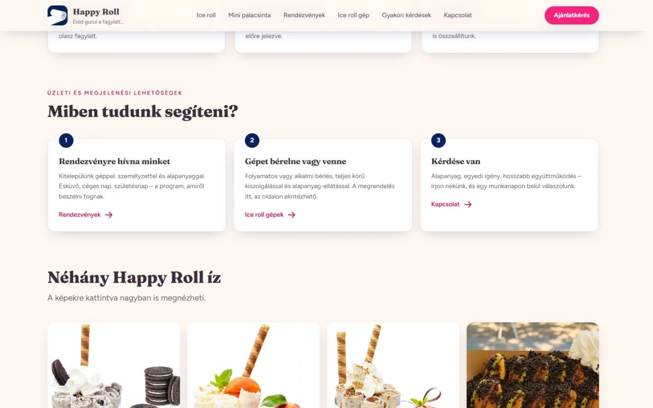 happyroll.hu – events